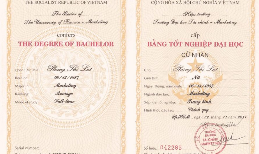 LÀM BẰNG ĐẠI HỌC - Hướng dẫn thực tế để hoàn thành đúng chuẩn