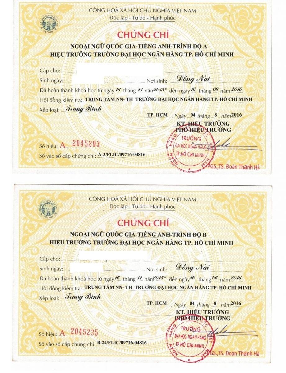 LÀM CHỨNG CHỈ ANH VĂN MỚI NHẤT 2026