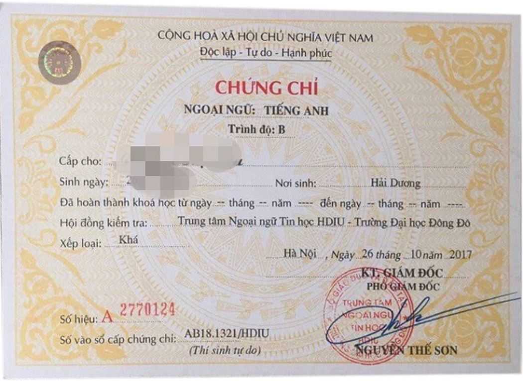 LÀM CHỨNG CHỈ ANH VĂN MỚI NHẤT 2026