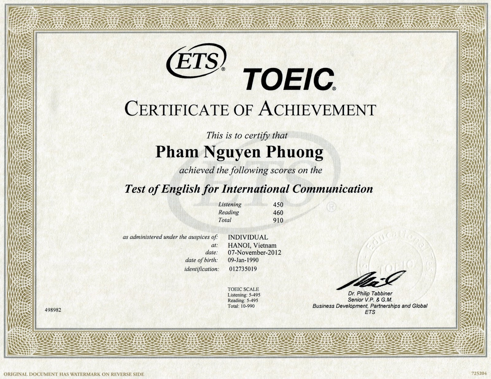 LÀM CHỨNG CHỈ TOEIC thật – giá bao nhiêu, làm ở đâu?