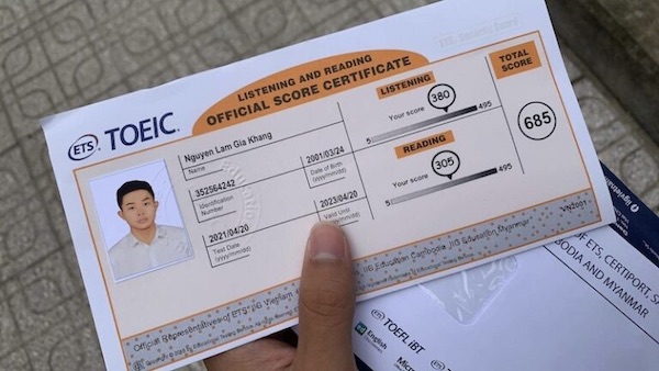 LÀM CHỨNG CHỈ TOEIC thật – giá bao nhiêu, làm ở đâu?