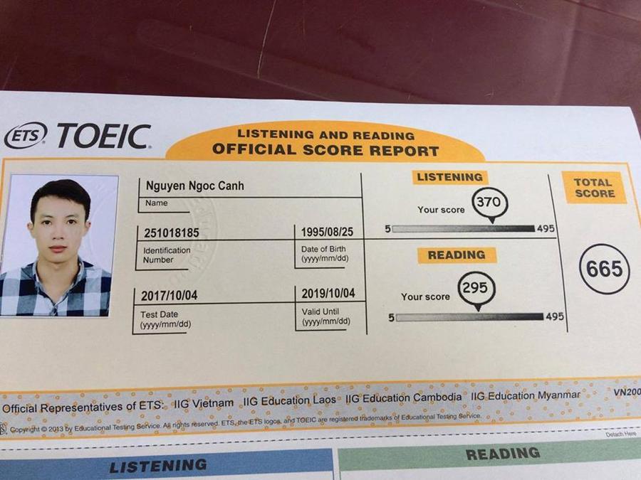 LÀM CHỨNG CHỈ TOEIC thật – giá bao nhiêu, làm ở đâu?